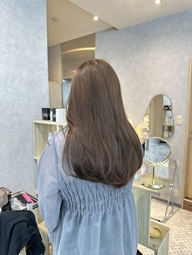 ホネン(honen) レイヤーカット　ワンカール　グレージュ　天神/大名/薬院大通り