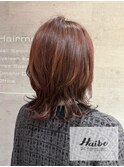 30代40代ミディアムウルフ