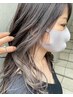 《白髪染め可》カット+インナーカラー+フルカラー ￥23650→￥19800