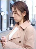 乾かすだけで決まる|大人のナチュラルレイヤーボブ