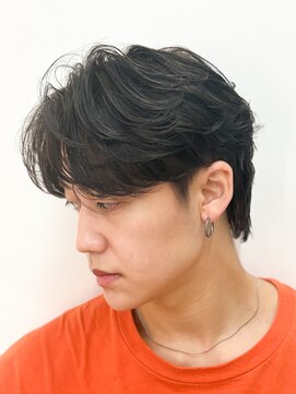 フィルムス 横浜(FILMS) 大人男子/フェザーパーマ/毛流れパーマ/横浜