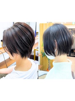 ショートヘアスタイルなら”Lamp”にお任せください◎上品で柔らかなシルエットの大人ショートが叶います♪