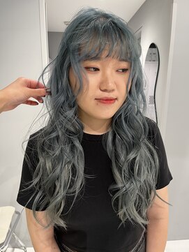 ヴァイス 新宿店(VAICE) くすみブルーブリーチ2回～