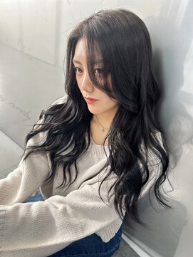 キング 心斎橋店(K!ng) ハイライトカラーミルクティーベージュレイヤーカット