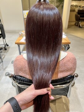 ヘアーエスクールエミュ(hair S. COEUR emu) 暖色カラー/松井山手美容室/京都