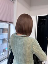 ペレ 渋谷(PELE)&nbsp;ミディアムヘア/暗めカラー/グランマッシュ/渋谷