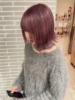ニューヨークニューヨーク 三宮店(NYNY) ラベンダーカラー×外ハネボブ
