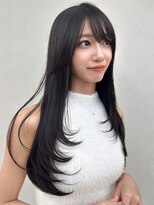 ロンドガーネット 池袋(Lond garnet)&nbsp;暗めカラー/韓国風巻き/レイヤーカット/髪質改善/縮毛矯正/池袋