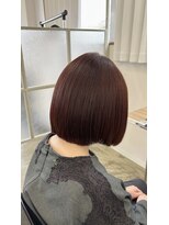 シキ サカイテン(SHIKI)&nbsp;艶たっぷり！レッドブラウンボブ