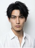 センターパート/ツーブロック/学生/ビジネス/爽やか