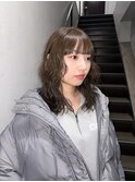 藤沢/オリーブベージュ/ヘーゼルベージュ/ブリーチなしカラー