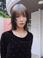 アルバム 池袋(ALBUM) 根元のみのブリーチでより立体感のあるウルフレイヤー!