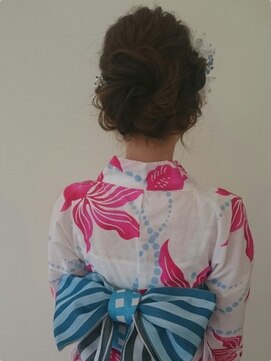 ミミ ヘアーサロン(Mimi) 浴衣　まとめ髪