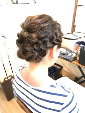 ロカット サロン(Roquat Salon) あみこみすっきりアレンジ【ヘアセット 立川/立川南/八王子】