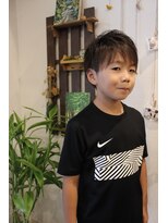 ヘアー ド ブラン(Hair de Brun)&nbsp;☆キッズカット☆決め顔ツーブロック