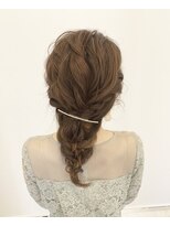 ヘアコレクション アンジュ(Hair collection Unge)&nbsp;エアリー編みおろしスタイル