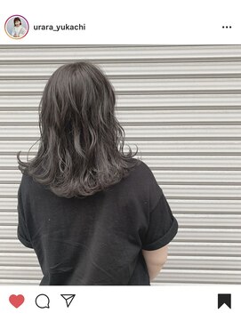 ビューティー サロン ウララ(Beauty Salon URARA) semi long × greyeige
