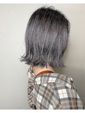 マーシアバイアルティナ 蒲田店(Marcia by artina) ラベンダーアッシュ×外ハネロブ[Macia蒲田]