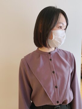 トップヘアーヒルズ 安城(TOP HAIR HILLS) 大人可愛いボブ/ニュアンスカラー/アッシュブラック