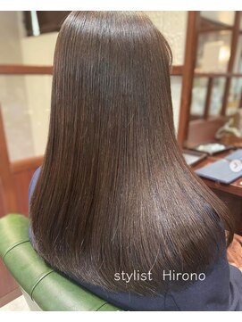 サロンデピレ 艶髪ストレート #ロングヘア#ブラウン#髪質改善#縮毛矯正