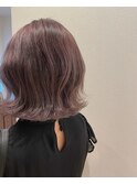 艶感たっぷりカラーボブ