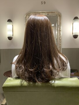 ムーン(moon) #くびれヘア #ビタミンカラー #着物ヘア #メルティカラー