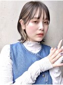 梅田駅/伸ばしてる人におススメ☆インナーカラー外ハネボブ☆