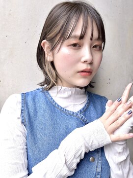 フィエルウメダ(Fier umeda) 梅田駅/伸ばしてる人におススメ☆インナーカラー外ハネボブ☆