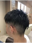 仙台D 学割U24刈り上げサイドフェード合気道用ナチュラル仕上げ