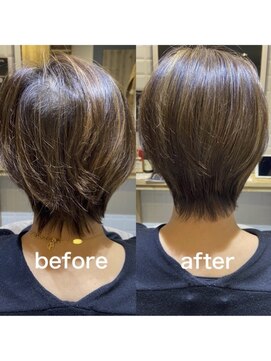 カミケンガレリア(kamiken. galleria) 髪質改善で、トップふんわり美髪ショート【カミケンガレリア】