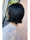 黒髪外ハネ
