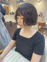 テトラ バイ ネオリーブ 横浜西口店(tetra by neolive)&nbsp;横浜★ウェーブナチュラルパーマボブ