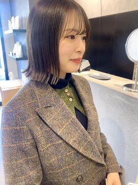 クリアーオブヘアー 池下店(clear OF HAIR) ぱつっとボブ×イルミナカラー
