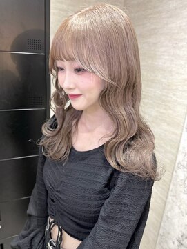 エルバイラビス 大宮(elu by lovis) 《Kanna》ミルクティーベージュ/韓国/バイカルテ/似合わせカット