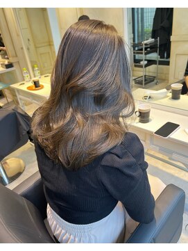 アソビセカンド 原宿(ASOBI 2nd) 前髪/マチルダボブ/ピンクベージュ/インナーグレージュ/ブルー