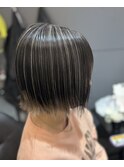 黒銀ハイライト