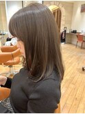 髪質改善ストレートパーマ 縮毛矯正 内巻きワンカールミディアム
