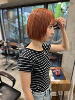 エルメ(Elme)&nbsp;ブラッドオレンジ×切りっぱなしボブ