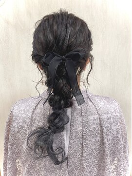 ヘアーサロン オリガミ(Origami) 編みおろしヘアアレンジ！