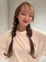 ペレ 梅田(PELE) 前髪/アンブレラカラー/こなれミディ/イメチェン/ウェーブパーマ