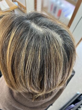 グロウトヨサキワン(GLOW TOYOSAKI ONE) 白髪ぼかしカラー