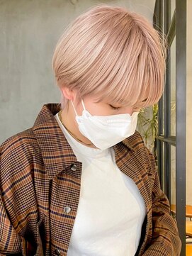 エリマ 武蔵小杉(elima) 大人ショートボブヘア切りっぱなしボブ丸みショートヘア30代●