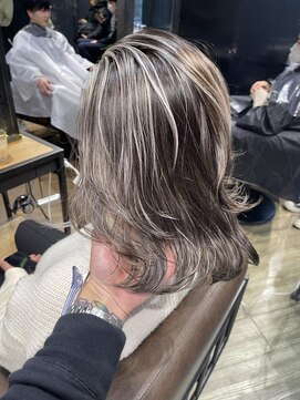 アルカナ 明治神宮前原宿(ARCANA) ホワイトベージュ ケアブリーチ インナーカラー ハイライト