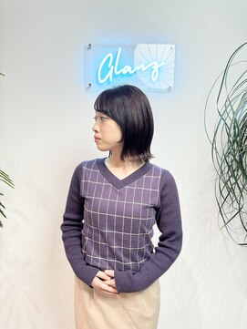 グランツ(GLANZ) 暗髪外ハネボブウルフ