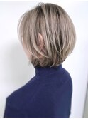 【morio原宿】ショートボブ　バレイヤージュカラー