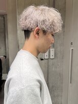 ソル ジングウマエ(SOL JINGUMAE)&nbsp;☆メンズホワイトマッシュ刈り上げマッシュ