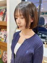 レクタ(recta)&nbsp;大人20代30代白髪ぼかしナチュラルベージュレイヤーボブ