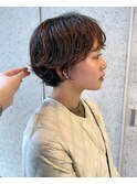 ショートパーマワンカールパーマ10代20代