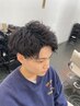 【メンズ人気No.2】メンズカット+パーマ/￥11000
