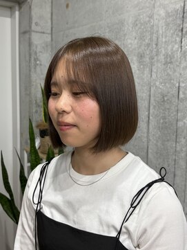 シタ 清澄白河(sita) 透けグレージュ×やわらかボブ*